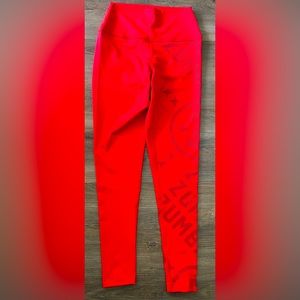 Zumba high waisted ankle leggings